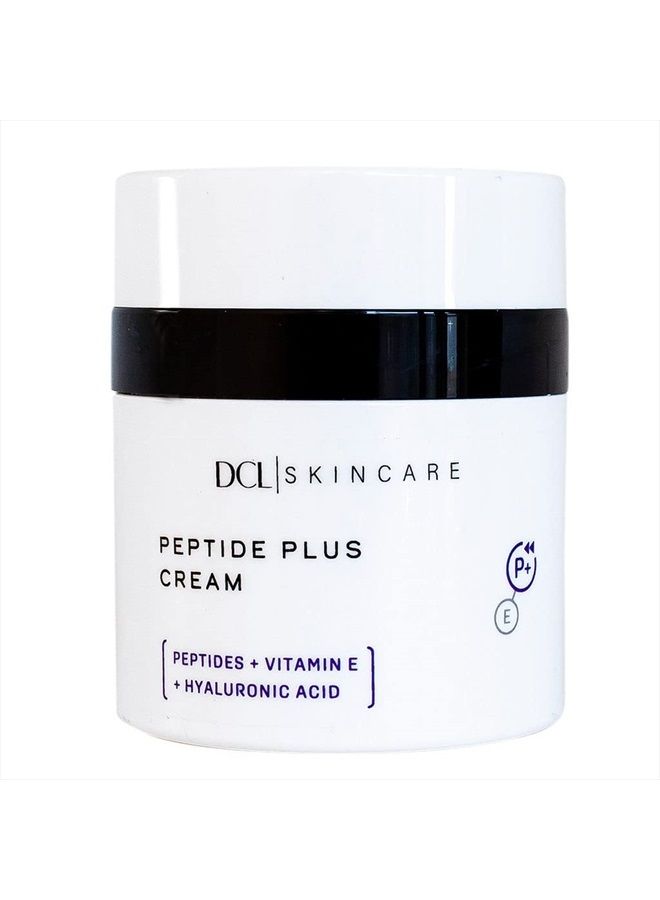 DCL Skincare Peptide Plus Cream, pro-aging, wrinkle defense, collagen producing amino acids, Vitamins A, C, E CoQ10 enhances skin barrier 1.7 Fl Oz