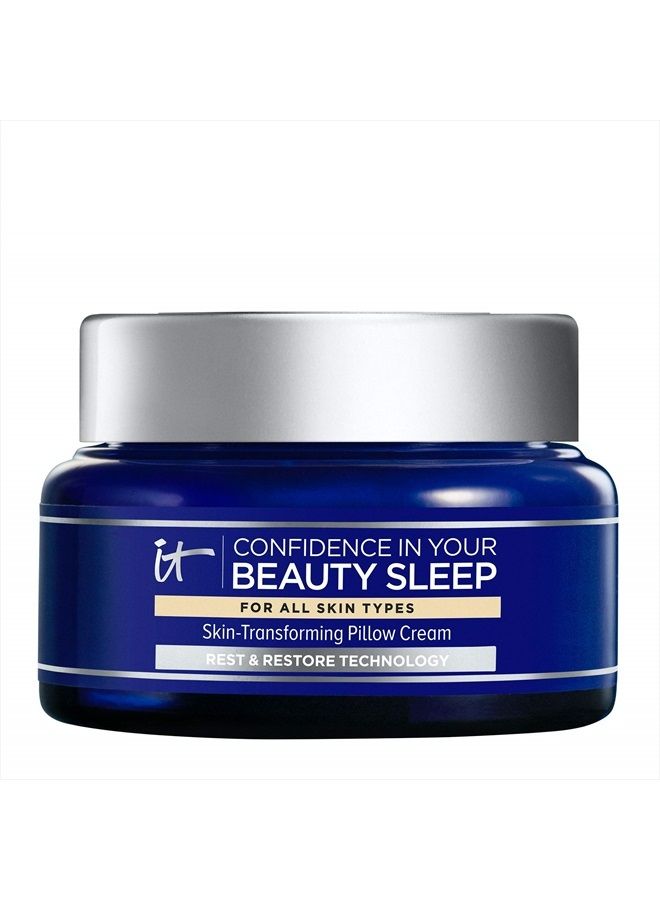 Confidence in Your Beauty Sleep - Anti-Aging Night Cream - Visibly Improves Fine Lines, Wrinkles, Dryness, Dullness & Loss of Firmness - With Hyaluronic Acid - 2 fl oz