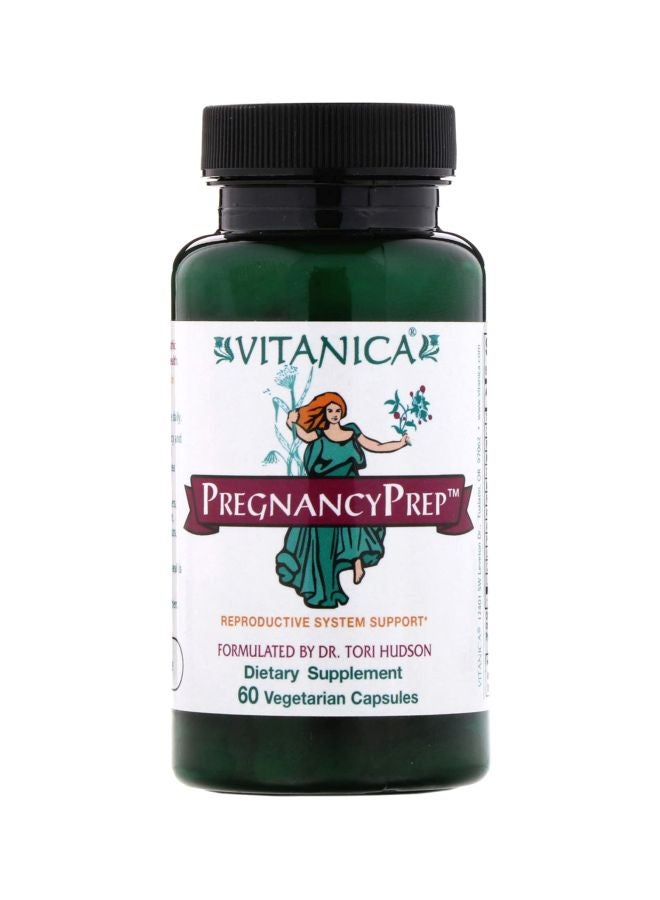 Pregnancy Prep Reproductive System Support - 60 Vegetarian Capsules