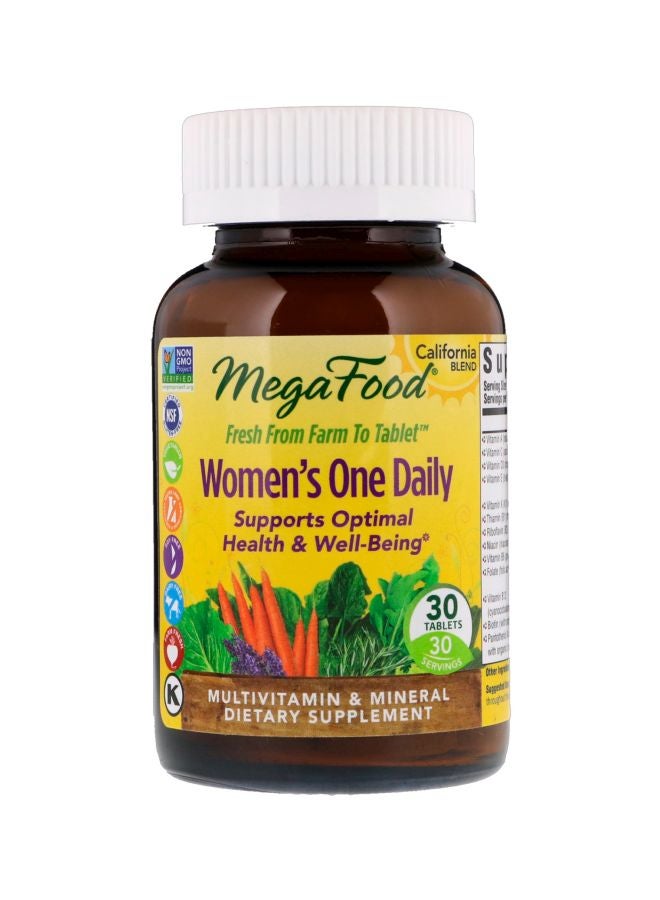 Womens One Daily Dietary Supplement- 30 Tablets