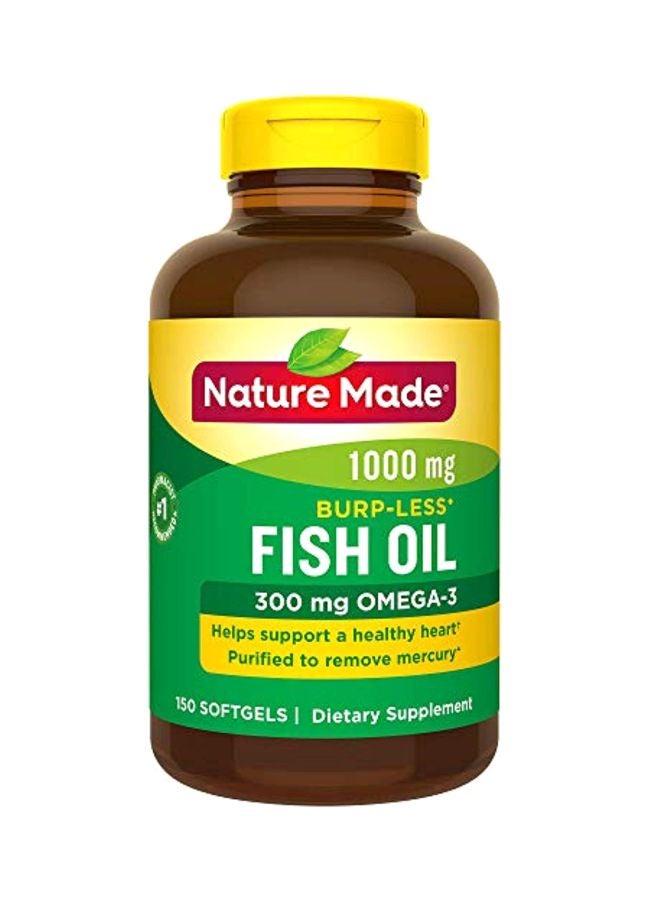 Fish Oil Softgels 1000mg- 150 Softgels