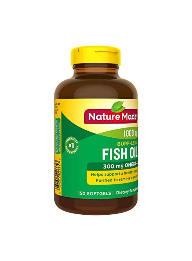 Fish Oil Softgels 1000mg- 150 Softgels