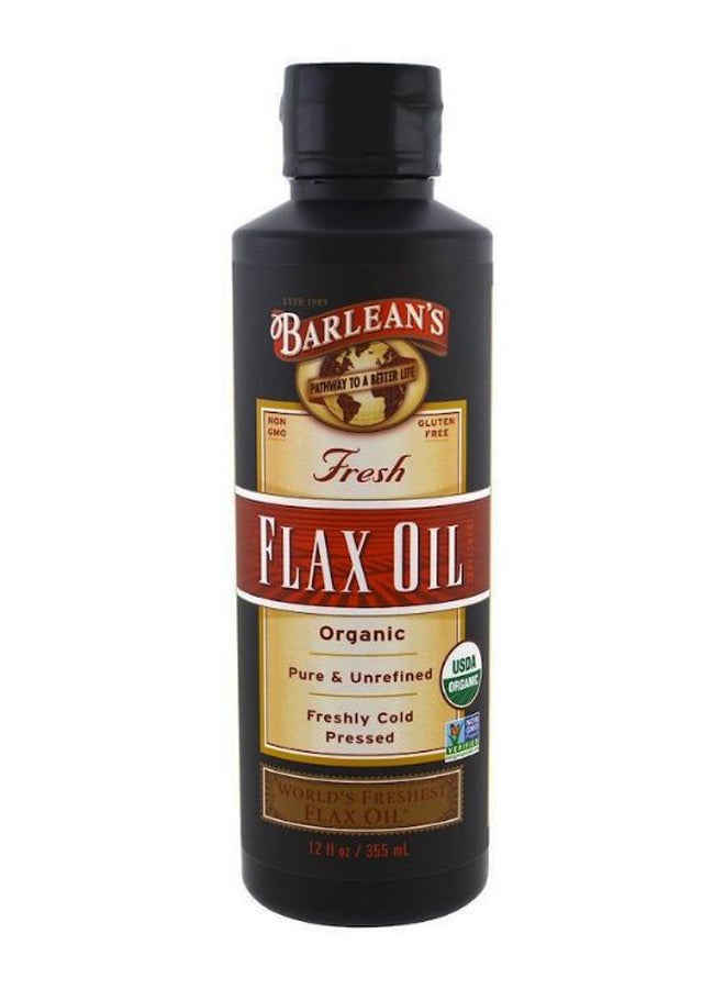 Organic Fresh Cold Pressed Flax Oil