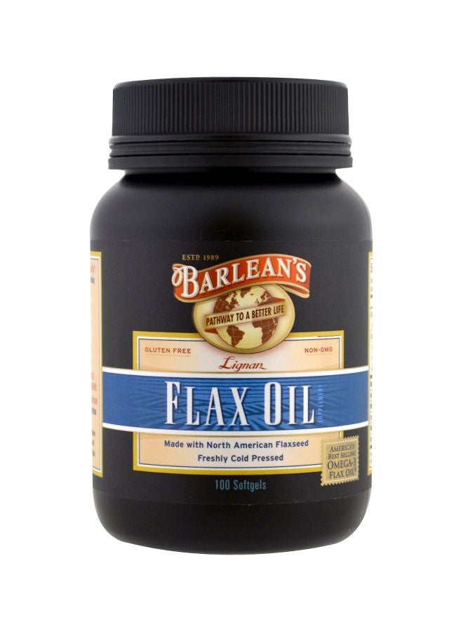 Lignan Flax Oil - 100 Softgels