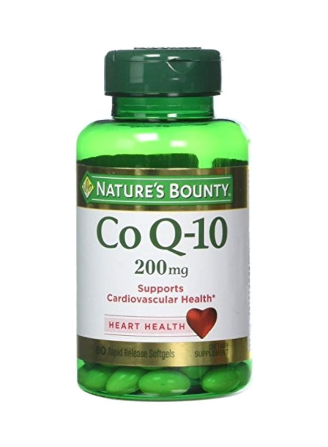 Pack Of 3 Co Q-10 Extra Strength Supplement - 80 Softgels