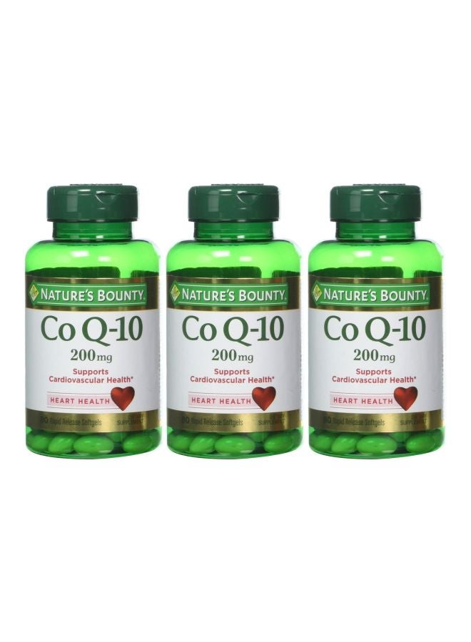 Pack Of 3 Co Q-10 200 mg - 240 Softgels