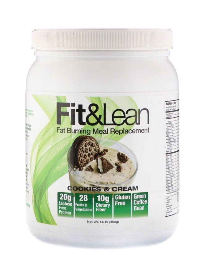 Fat Burning Meal Replacement Cookies And Cream