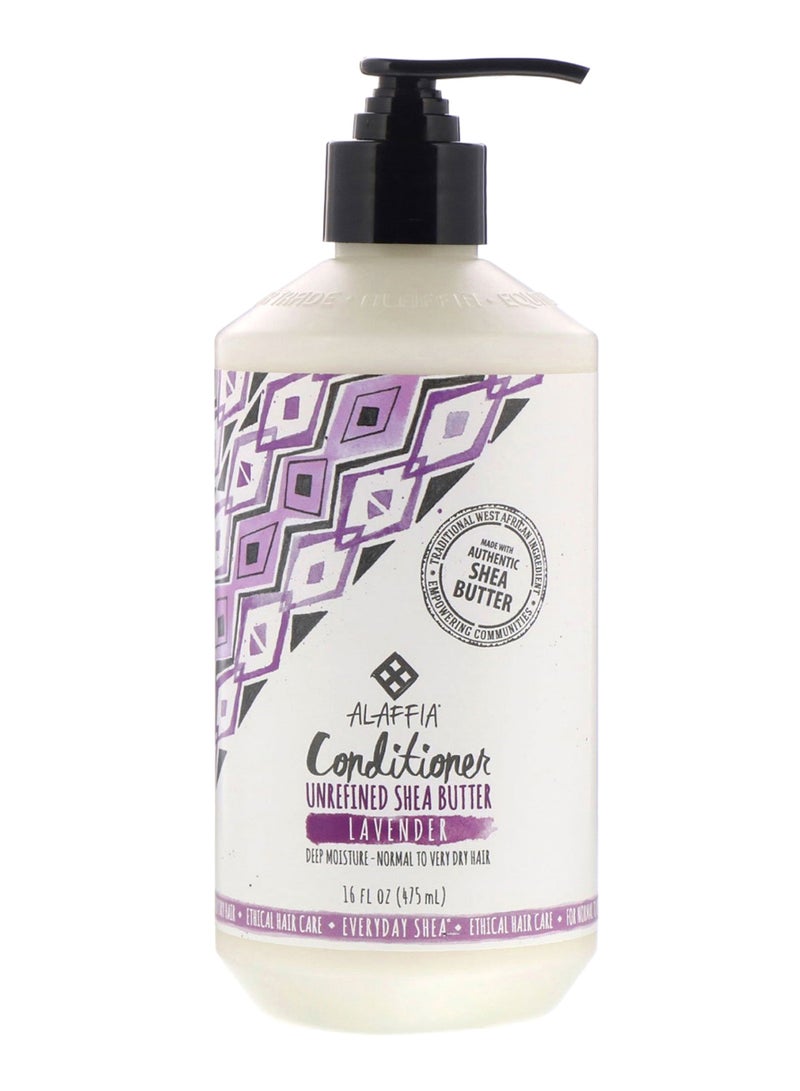 Unrefined Shea Butter Lavender Conditioner 475ml