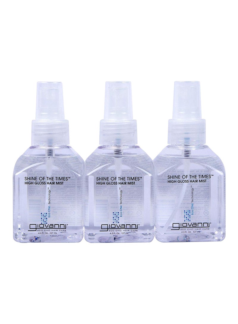 Pack Of 3 Shine Of The Times Finishing Hair Mist