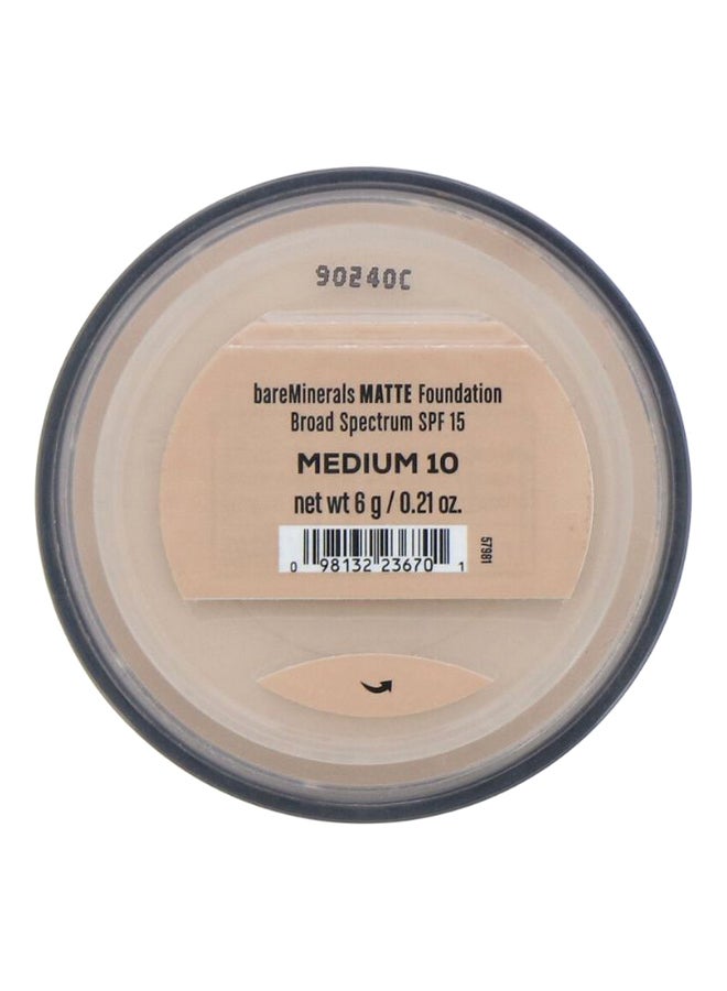 Matte Foundation Powder 10 Medium