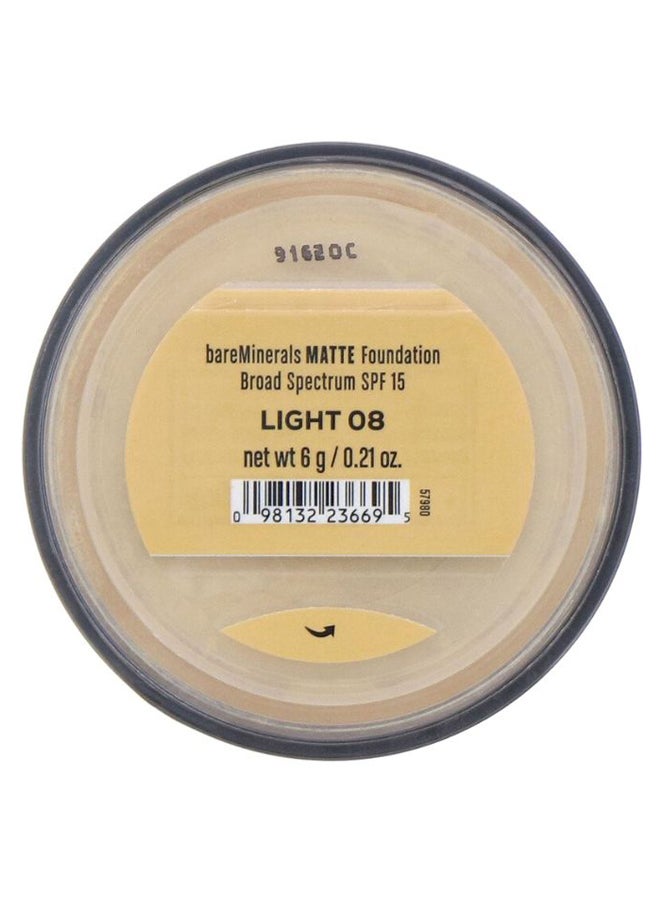 Matte Powder Foundation 08 Light