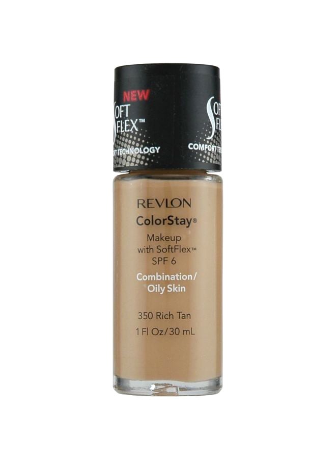 ColorStay Makeup With SoftFlex SPF6 350 Rich Brown