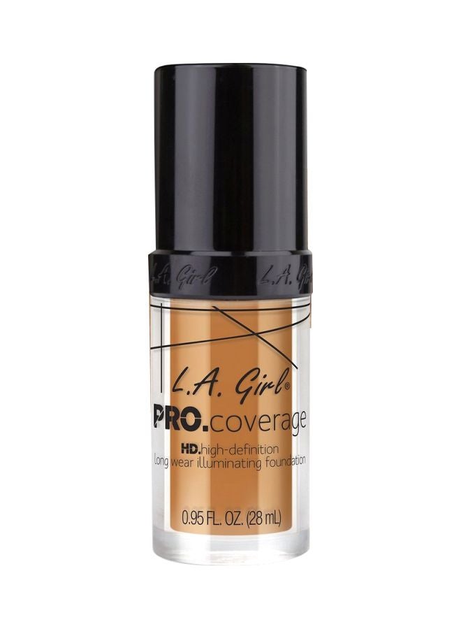 Pro Coverage Illuminating Foundation Brass