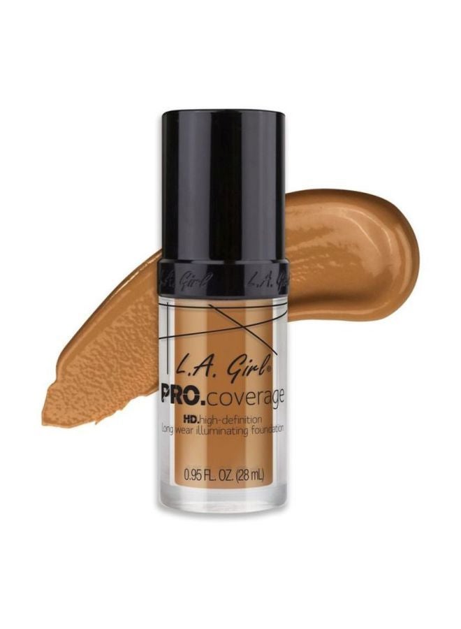 Pro Coverage Illuminating Foundation Brass