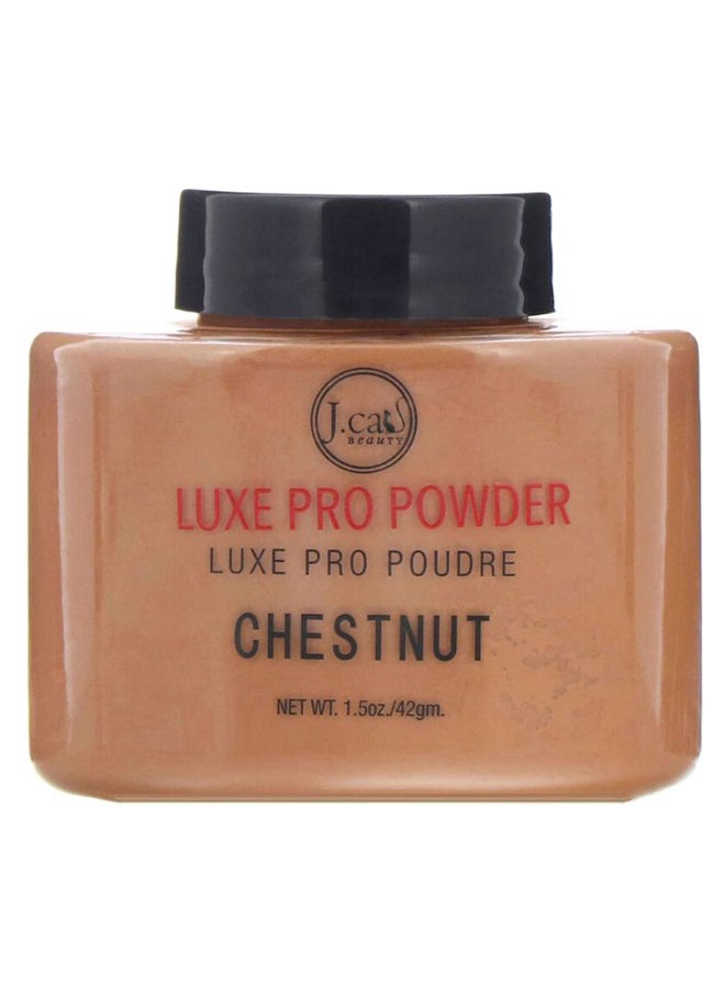 Luxe Pro Loose Powder Chestnut