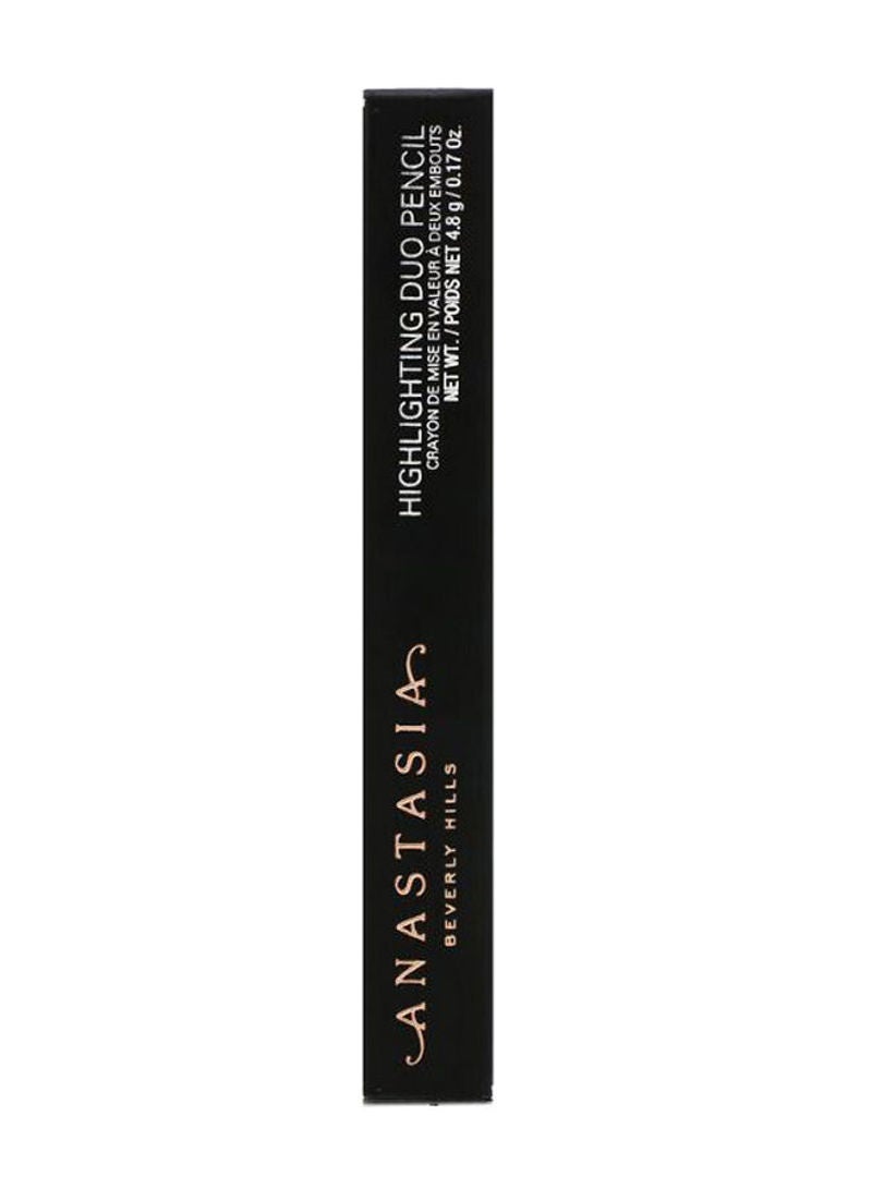 Matte Shell Highlighting Duo Pencil Light Brown/Dark Brown
