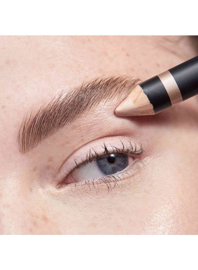 Matte Shell Highlighting Duo Pencil Light Brown/Dark Brown