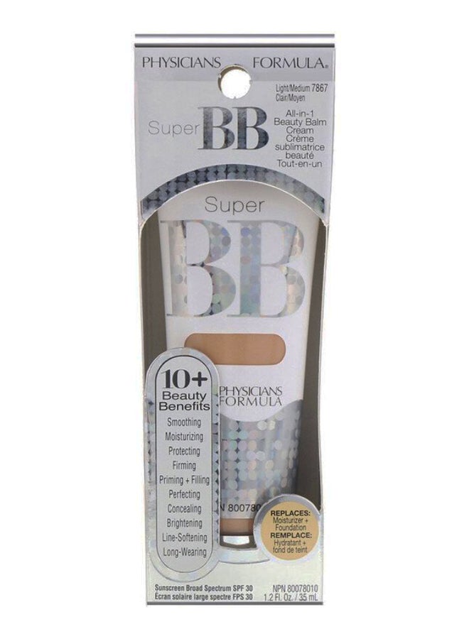 Super BB All-In-One Beauty Balm Cream Multicolour