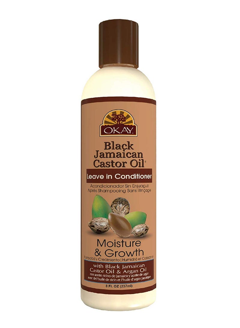 Black Jamaican Castor Oil Leave In Conditioner - Argan & Castor Oil 237ml