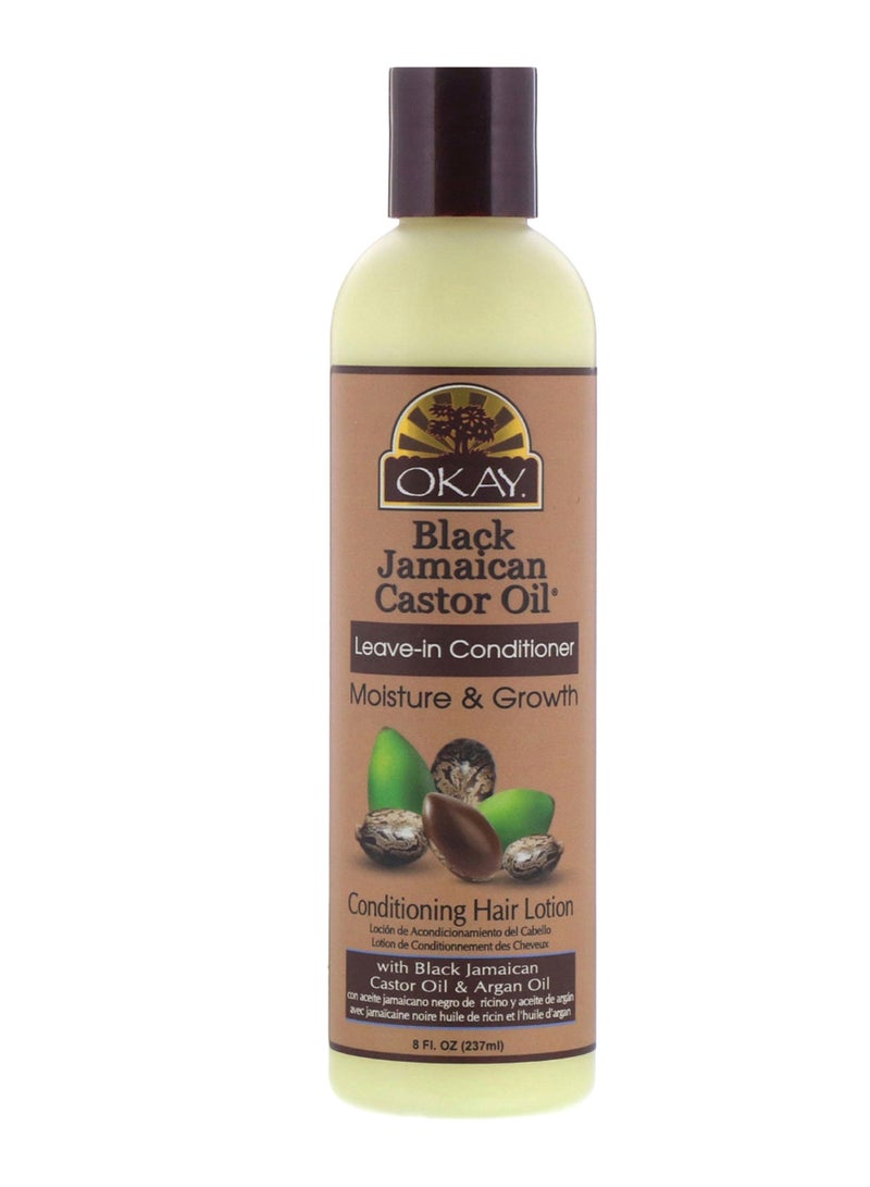 Black Jamaican Castor Oil Leave-In Conditioner - Argan & Castor Oil 237ml