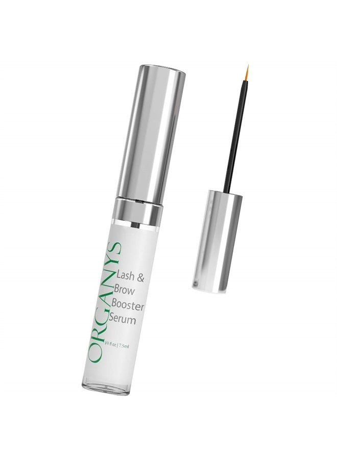 Lash & Brow Booster Serum Gives You Longer Fuller Thicker Looking Eyelashes & Eyebrows. Bestselling Conditioner Stimulates The Appearance Of Growth & Regrowth. Natural Eye Lash Oil Free Enhanc
