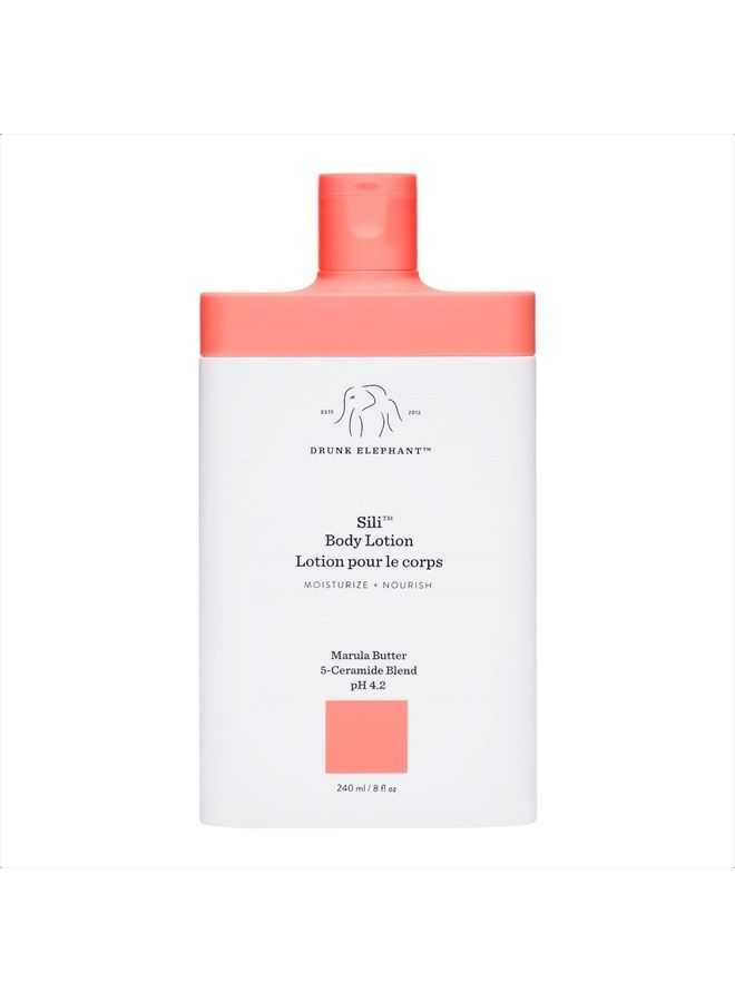 Sili Body Lotion - Deep, Calming Skin Moisturizer (240 mL / 8 Fl Oz)