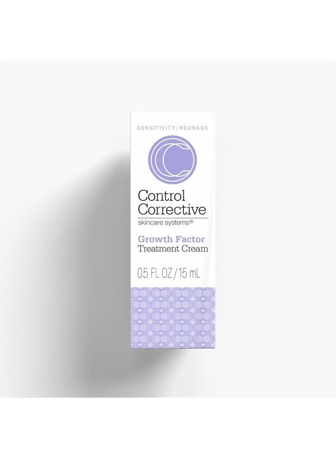 CONTROL CORRECTIVE Growth Factor Treatment Cream, 0.5 Oz - An Elegant Facial Cream For Calming Down Skin After Peels, Microdermabrasion Or Retinol Usage, Diminishes Visible Scars, Soothes Irritation