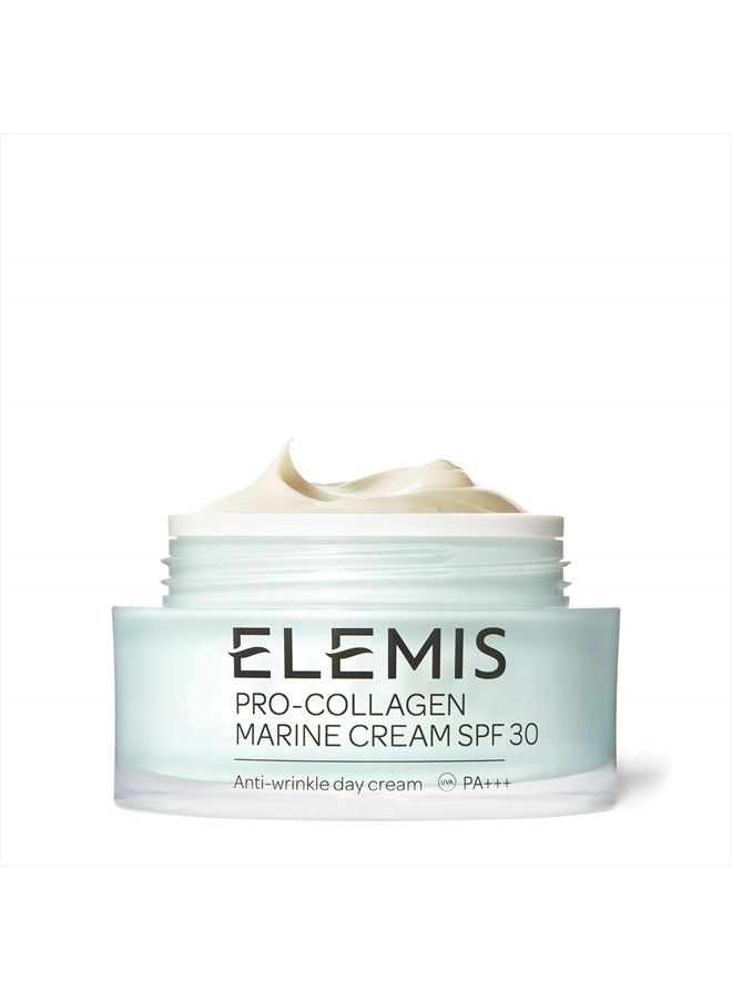 Pro-Collagen Marine Cream SPF 30 | Lightweight Anti-Wrinkle Daily Face Moisturizer Firms, Smoothes, Hydrates, & Delivers Sun Protection | 50 mL
