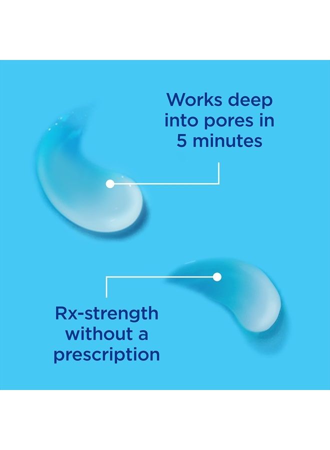 Acne Treatment Gel, 90 Day Supply, Retinoid Treatment for Face with 0.1% Adapalene, Gentle Skin Care for Acne Prone Sensitive Skin, 45g Pump (Packaging May Vary)