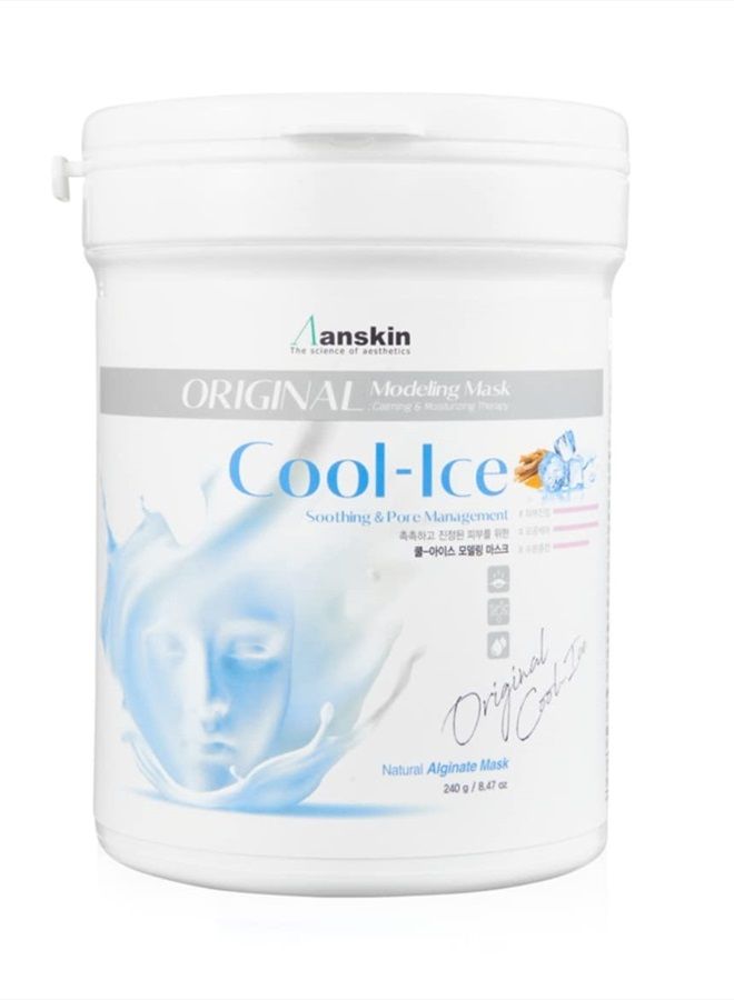 Modeling Mask Powder Pack Cool Ice for Soothing and Pore Management, 240g