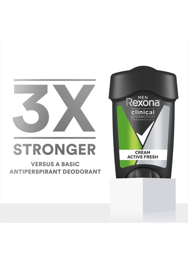 for Men Clinical Protection Antiperspirant Deodorant Cream 45ml