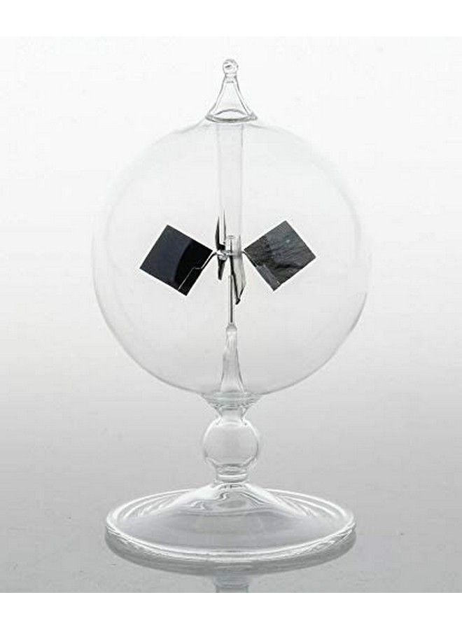 Clear Solar Power Crookes Radiometer Sun Light Energy Spinning Vanes