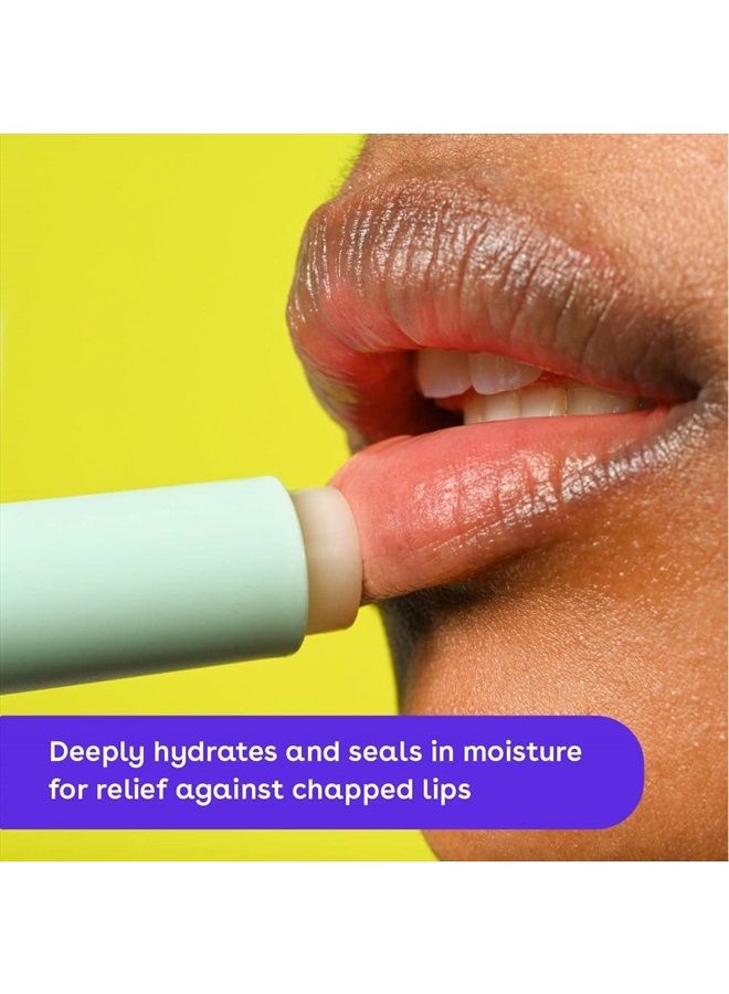 100% Natural & Organic Lip Balm Sphere- Vanilla Bean, All-day Moisture, Dermatologist Recommended for Sensitive Skin, Lip Care Products, 0.25 oz