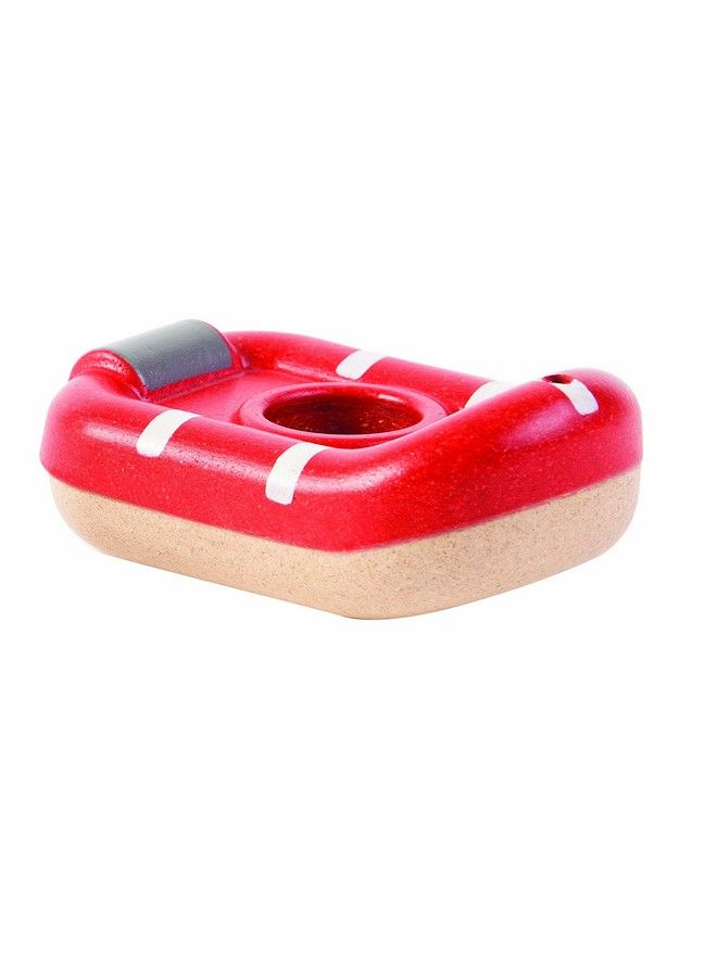 Coastguard Bath And Water Play Toy (5668) ; Sustainably Made From Rubberwood And Nontoxic Paints And Dyes ; Ecofriendly Planwood