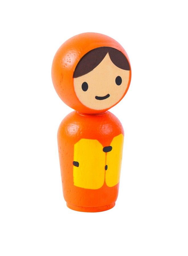 Coastguard Bath And Water Play Toy (5668) ; Sustainably Made From Rubberwood And Nontoxic Paints And Dyes ; Ecofriendly Planwood