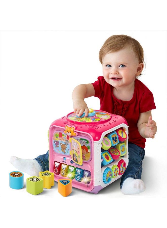 Sort And Discovery Activity Cube (Frustration Free Packaging), Pink