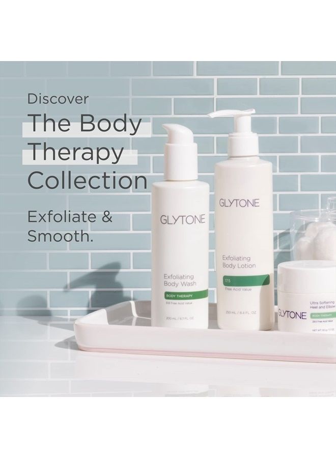Glytone Exfoliating Body Lotion - 8.8 17.5% Free Acid Value Glycolic Acid - Keratosis Pilaris - Smooth Rough & Bumpy Skin - Oil & Fragrance-Free - 6.7 8.4 fl. oz.