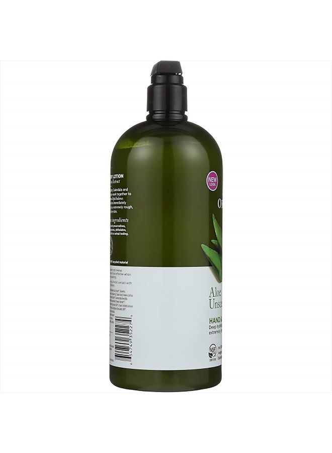 Hand & Body Lotion, Aloe Unscented, 32 Oz