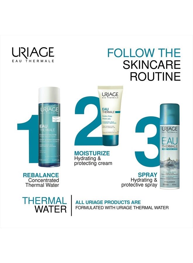Thermal Water Face Toner | Facial Hydration Booster with Hyaluronic Acid & Thermal Water to Moisturize, Brighten and Plump the Skin for 24hrs, 3.4 fl.oz.