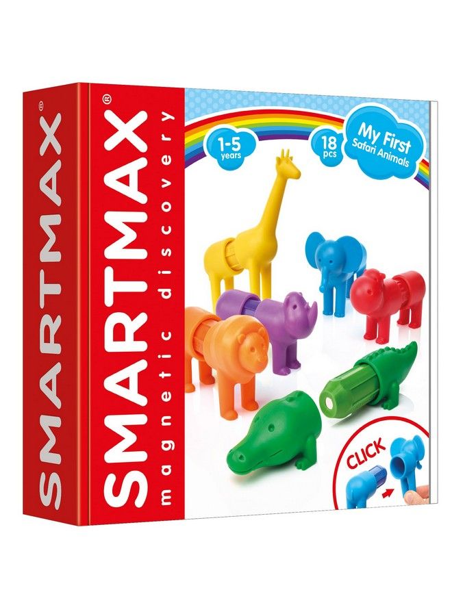 My First Safari Animals Stem Magnetic Discovery Building Set With Soft Animals For Ages 15