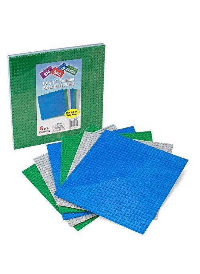 Bricks Building Blocks Baseplates Large 10