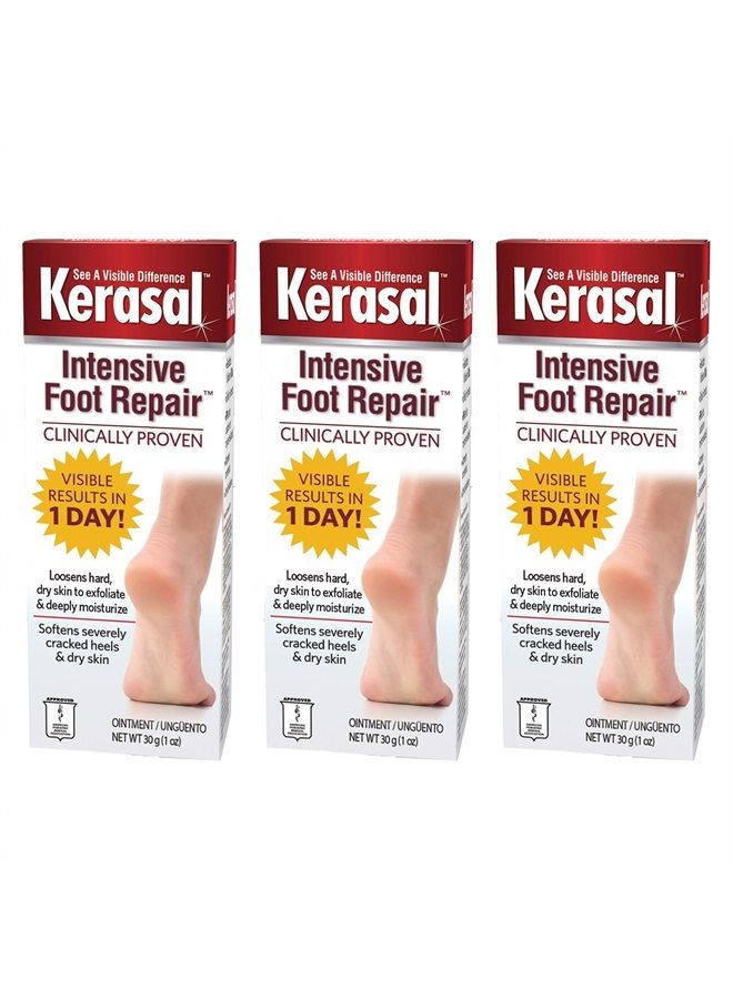 Intensive Foot Repair Ointment 1 oz (Pack of 3)