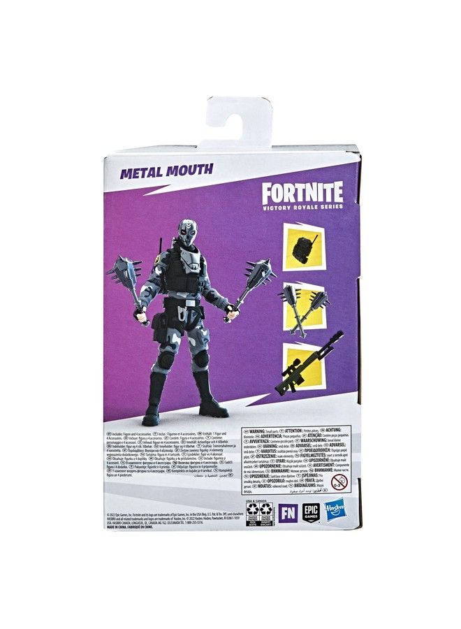 Victory Royale Series Metal Mouth Collectible Action Figure With Accessories Ages 8 And Up, 6Inch