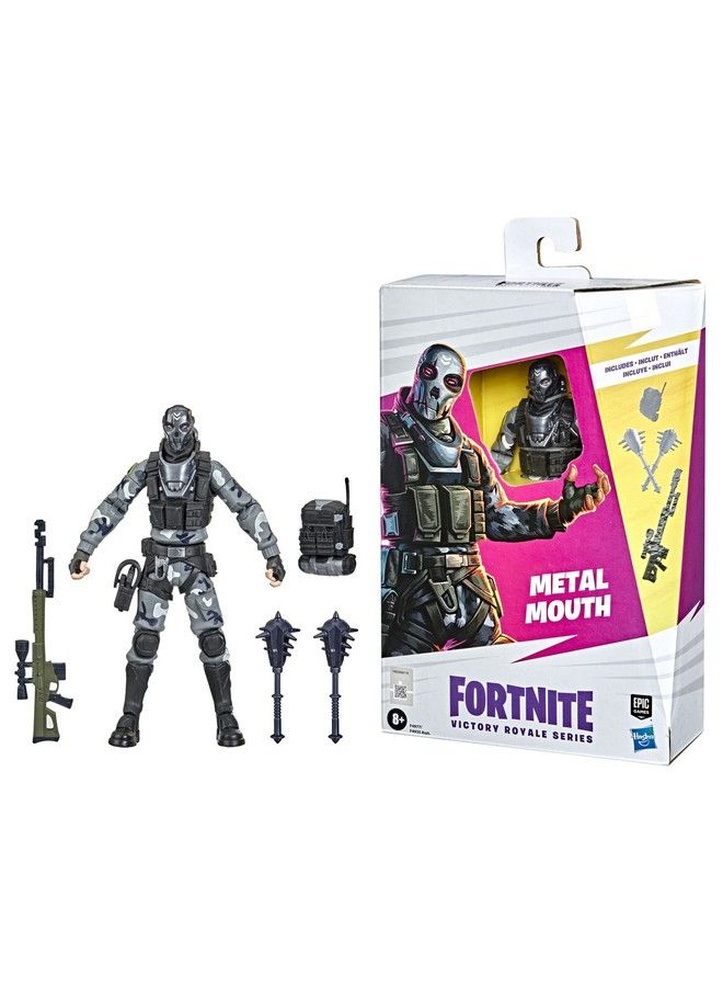 Victory Royale Series Metal Mouth Collectible Action Figure With Accessories Ages 8 And Up, 6Inch