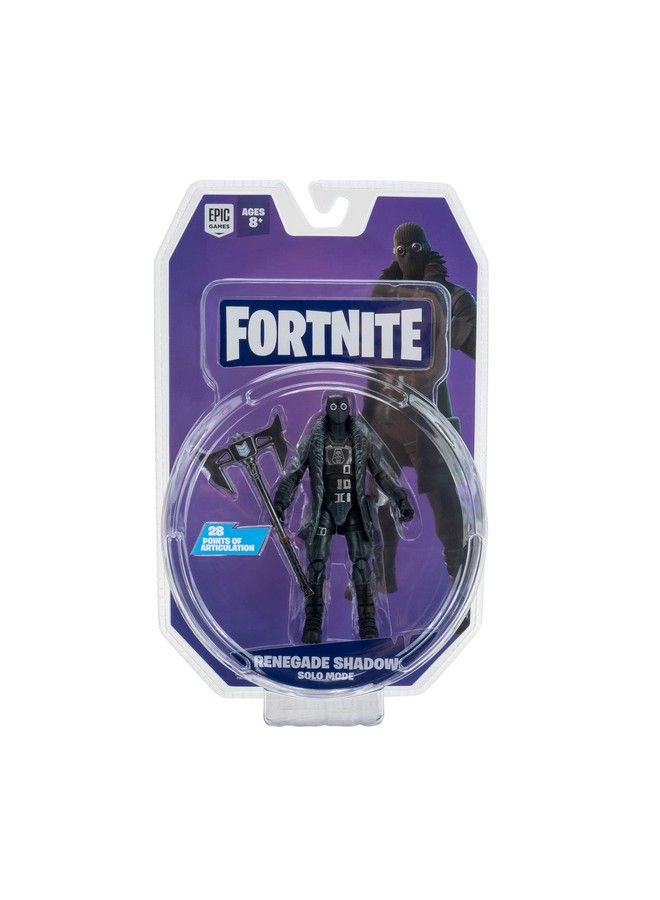 Fnt0644 4Inch Solo Mode Renegade Shadow Core Figure, Highly Detailed With Harvesting Tool, Styles