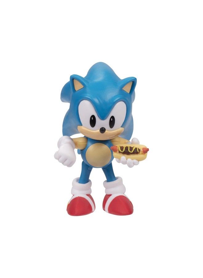 2.5Inch Action Figure Classic Sonic With Hot Dog Collectible Toy