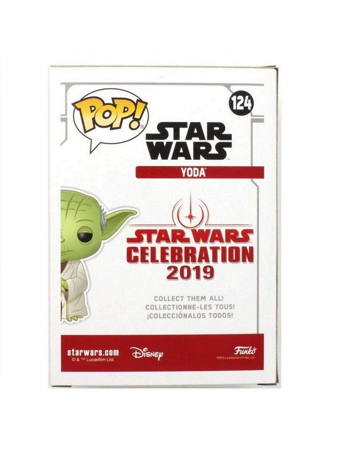 Pop! Funko Gold Yoda Galactic Convention Exclusive 124 Star Wars