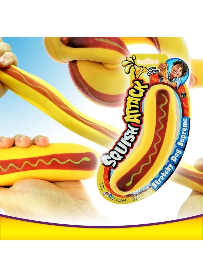 Stretchy Banana, Carrot & Hot Dog. Sensory Toys (3 Pack) Stress Relief Toys ; Fidget Toys For Kids And Adults. Autism, Anxiety, Therapy Squishy Toys & Party Favors. & Sticker 334033425564S