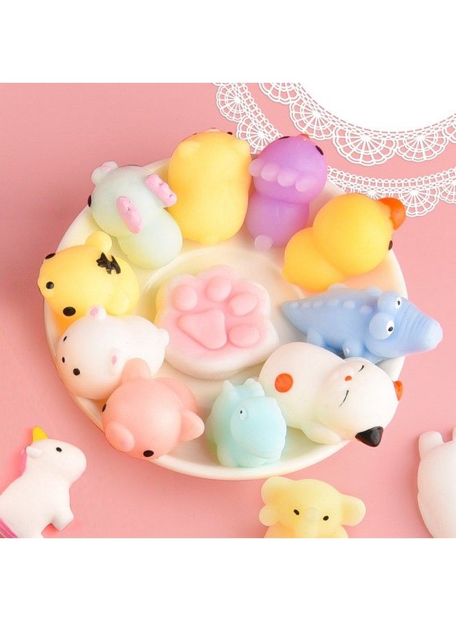 30 Pcs Squeeze Animal Toys Cute Cat Panda Unicorn Squishies Easter Egg Fillers Mini Soft Squeeze Stress Relief Toys Birthday Party Favors Goodie Bag Stuffers For Kids