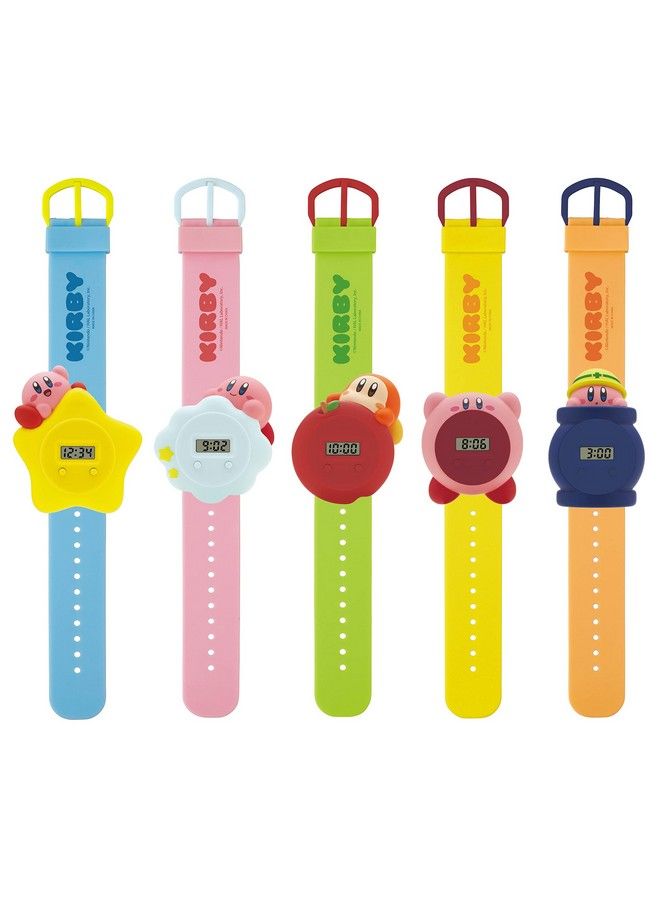 Kirby Digital Wrist Watch Blind Box 1 Of 5 Different Colorful, Fun And Exciting Designs With Lcd Display Authentic Japanese Design